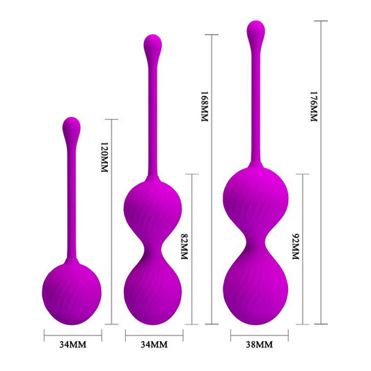 Kegel Training Set: 3 bolas chinas Kegel (foto 2 de 5)